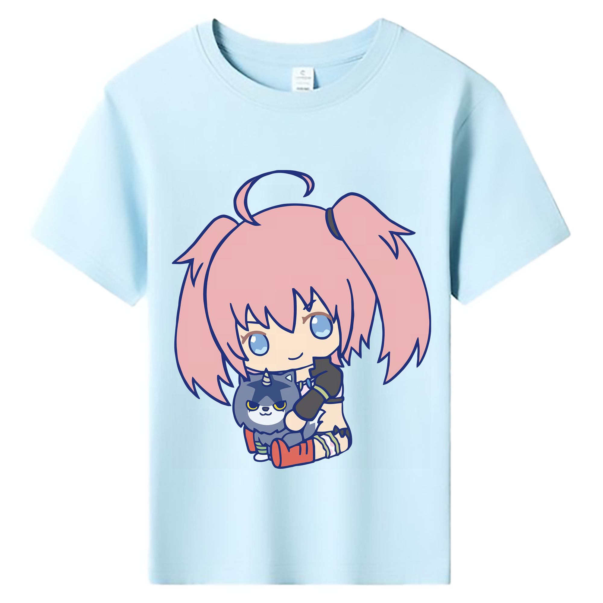 （画像用） 転スラ Regarding Reincarnated to Slime 綿100％キッズTシャツ（フロントプリント）